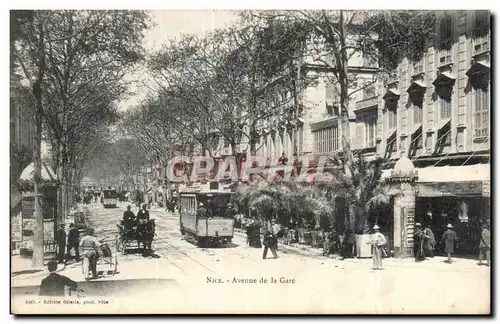 Nice - Avenue de la Gare - Cartes postales