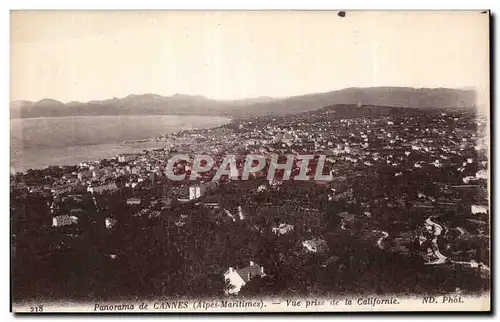 Cannes - Vue prise de la Californie - Cartes postales
