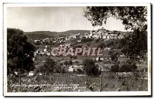 Cagnes sur Mer - Le Vieux Village - Vue prise des Collettes - Cartes postales