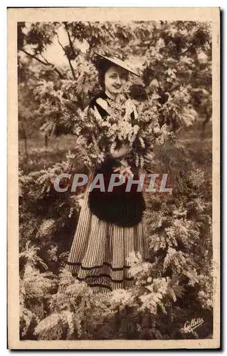 Nice - Jolie Femme - Costume du Pays - Folklore - Ansichtskarte AK