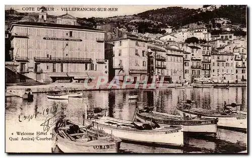 Villefranche sur Mer - Welcome Hotel - Quai Amiral Courbet - Cartes postales