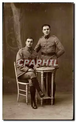 CARTE PHOTO Militaria Soldats