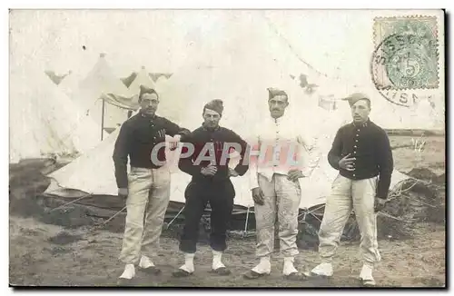 CARTE PHOTO Militaria Soldats Sissonne