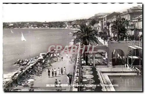 Menton - La Piscine du Casino - Ansichtskarte AK