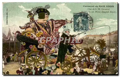 Nice - Carnaval de Nice XXXX - Char de S M Carnaval - Cartes postales