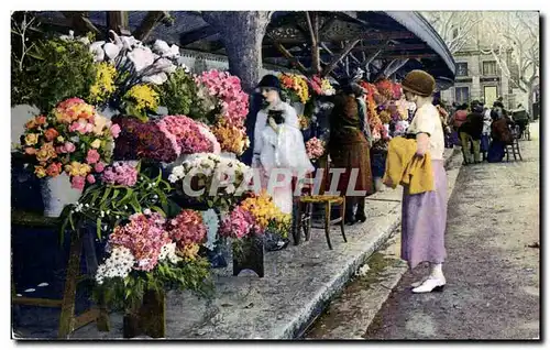 Cannes - Le Marche aux Fleurs - Cartes postales