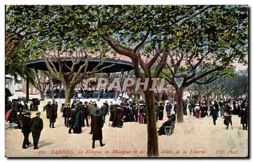 Cannes - Le Kiosque de Musique - Allees de la Liberte - Cartes postales