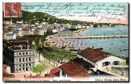 Cannes - Le Cours et le Casino - Cartes postales