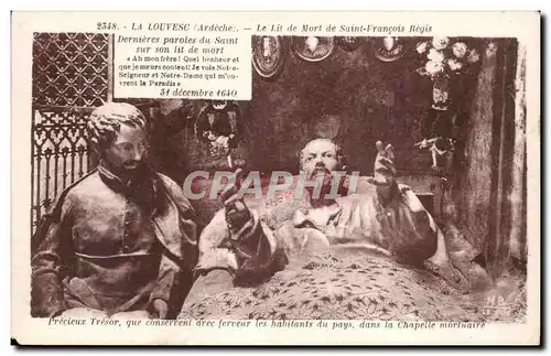 La Louvesc - Le Lit de Mort de Saint Francois Regis - Cartes postales