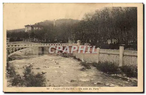 Vals les Bains - Un Coin du Parc - Cartes postales