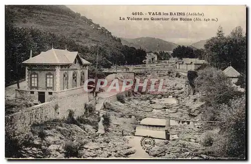 Vals les Bains - La Volane au Quartier des Bains - Ansichtskarte AK