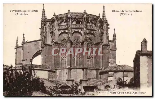 Viviers sur Rhone - Chevet de la Cathedrale - Ansichtskarte AK