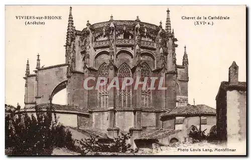 Viviers sur Rhone - Chevet de la Cathedrale - Cartes postales