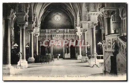 La Louvesc - Portique de la Basilique - Cartes postales