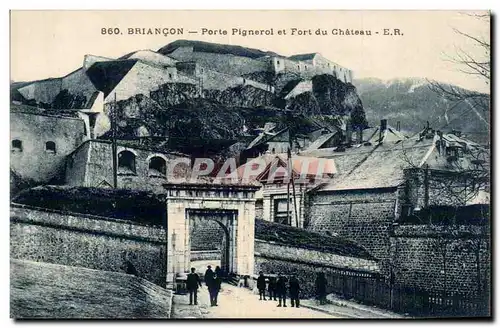 Briancon - Porte Pigneroi et Fort du Chateau - Ansichtskarte AK