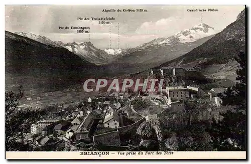 Briancon - Vue prise du Fort des Tetes - Cartes postales