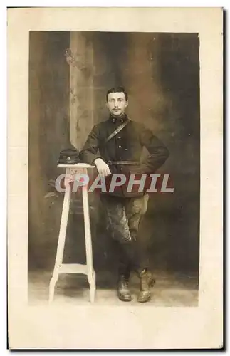 CARTE PHOTO Militaria Soldat