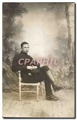 CARTE PHOTO Militaria Soldat