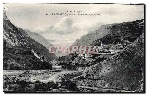 La Grave - Bords de la Romanche - Cartes postales