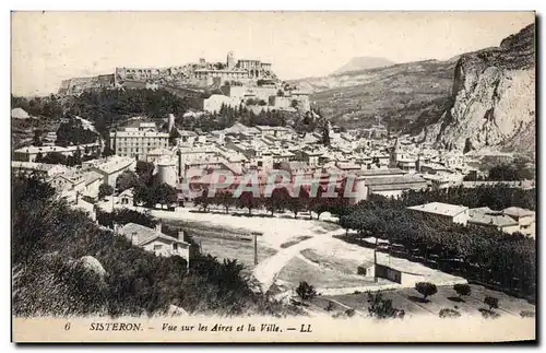 Sisteon - Vue sur les Aires et la Ville - Cartes postales