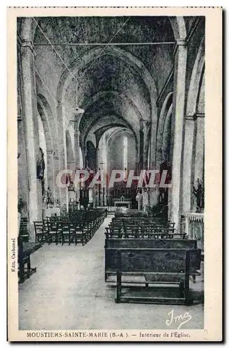 Moustiers Sainte Marie - L Eglise - Cartes postales