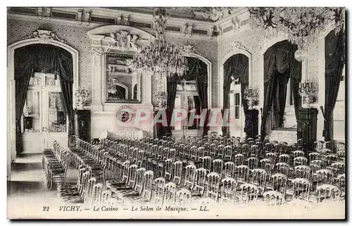 Vichy - Le Casino - Salon de Musique - Ansichtskarte AK