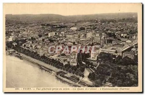 Vichy - Vue Generale prise en avion - Cartes postales