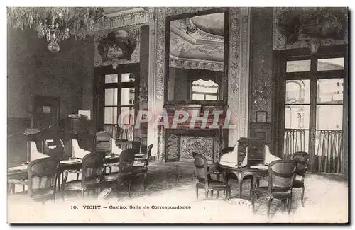 Vichy - Casino - Salle de Correspondance - Ansichtskarte AK