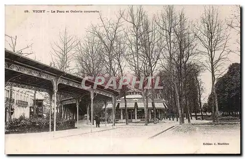 Vichy - Le Parc et Galerie Couvert - Ansichtskarte AK