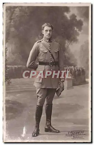 CARTE PHOTO Militaria Soldat Sereni Bordeaux