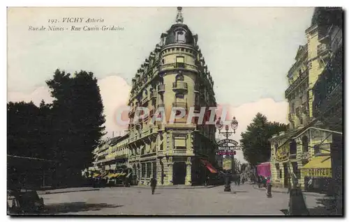 Vichy - Astoria - Rue de Nimes - Rue Cunin Gridaine Coiffeur - Cartes postales