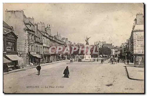 Moulins - La Place l Allier - Cartes postales