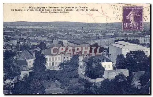 Montlucon - Panorama du Quartier du Chatelet - Cartes postales