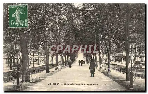 Vichy - Allee Principale de l Ancien Parc - Ansichtskarte AK