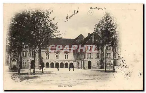 Montlucon - Hotel de Ville - Ansichtskarte AK