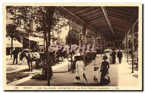 Vichy - Les Galeries Couvertes - Ansichtskarte AK