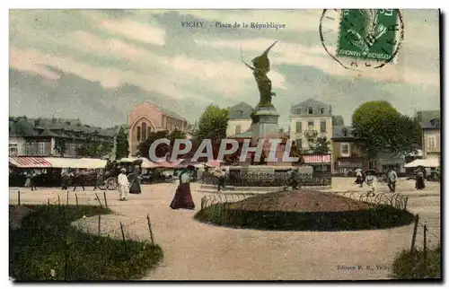 Vichy - Place de la Republique - Ansichtskarte AK