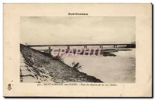 St Germain des Fosses - Pont du Chemin de Fer sur l Allier - Cartes postales