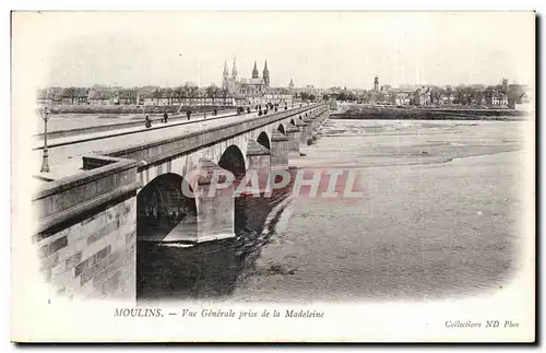 Moulins - Vue Generale prise de la Madeleine - Ansichtskarte AK