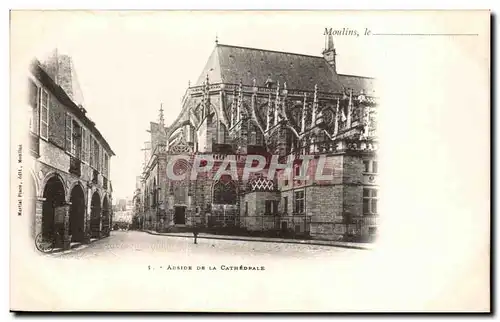 Moulins - Abside de la Cathedrale - Ansichtskarte AK