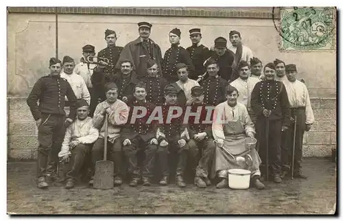 CARTE PHOTO Militaria Soldats Seine et Marne