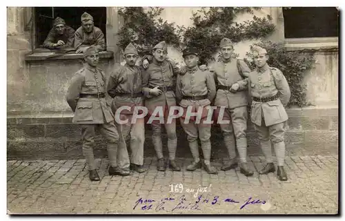 CARTE PHOTO Militaria Soldats Bitche 1928