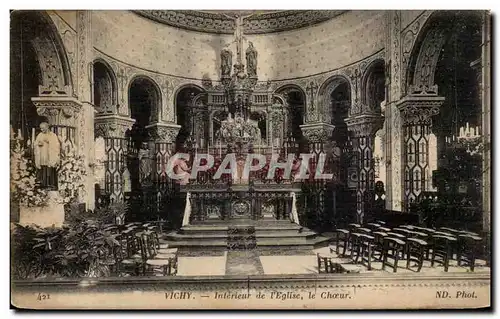 Vichy - Interieur de l Eglise - Ansichtskarte AK