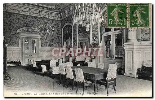 Vichy - Le casino - Le Saon de Conversation - Cartes postales