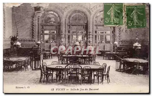 Vichy - Salle de Jeu du Baccarat - Ansichtskarte AK