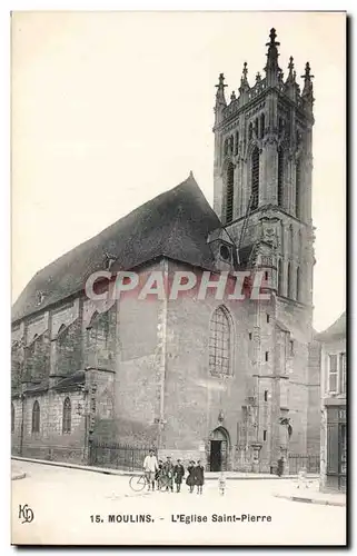 Moulins - L Eglise Saint Pierre - Cartes postales