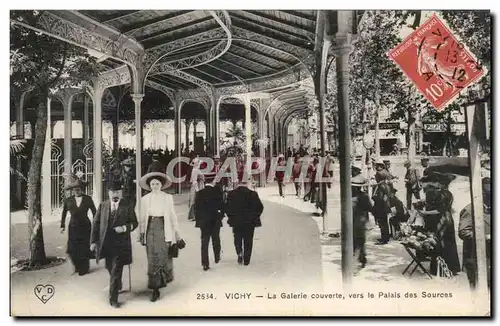 Vichy - La Galerie Couverte Marchande de fleurs - Ansichtskarte AK