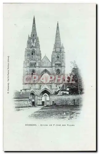 Soissons - Ruines de St Jean des Vignes - Cartes postales