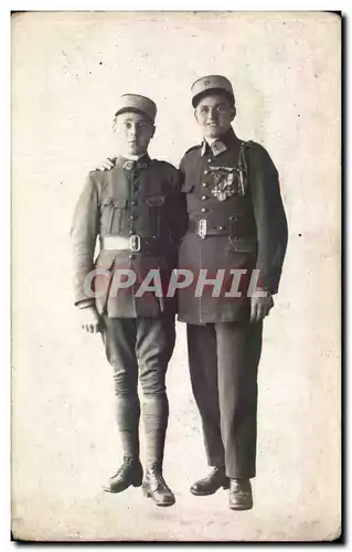 CARTE PHOTO Militaria Soldat Metz