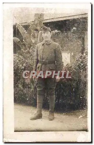 CARTE PHOTO Militaria Soldat